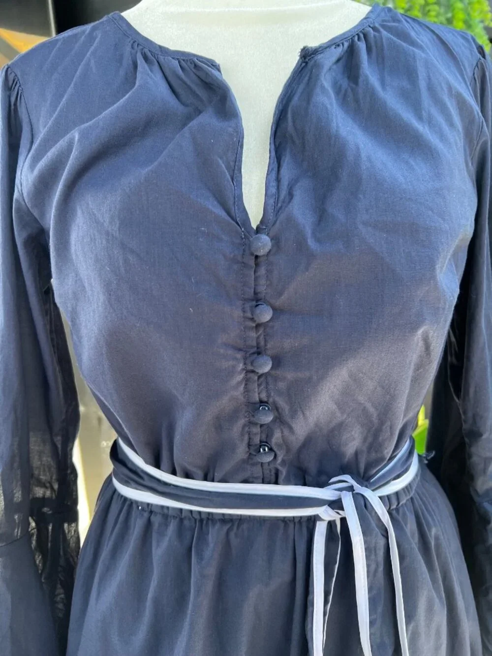 NWT Michael Kors Royal Blue Old Money Bell Sleeves SMALL PETITE